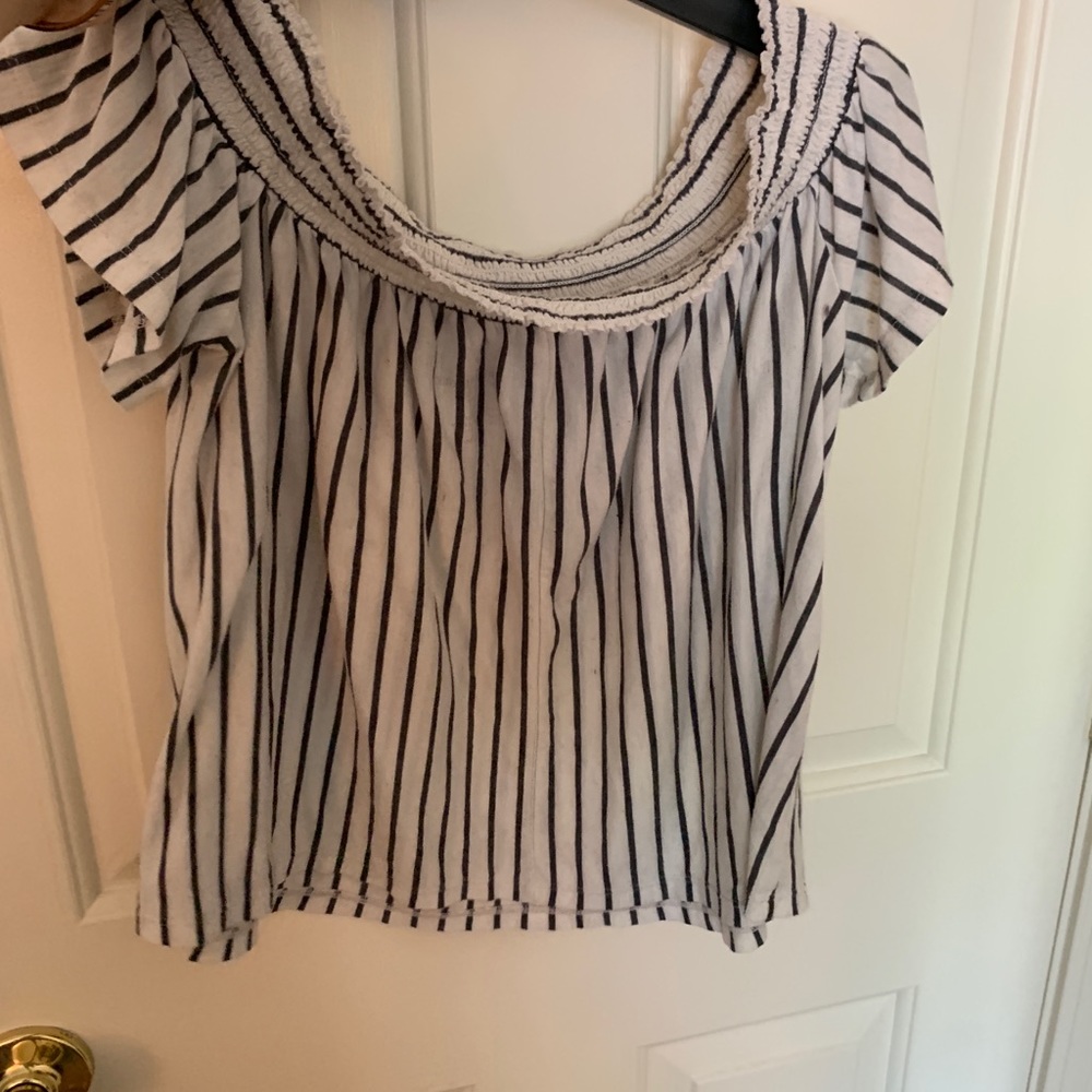 Off shoulder AE top